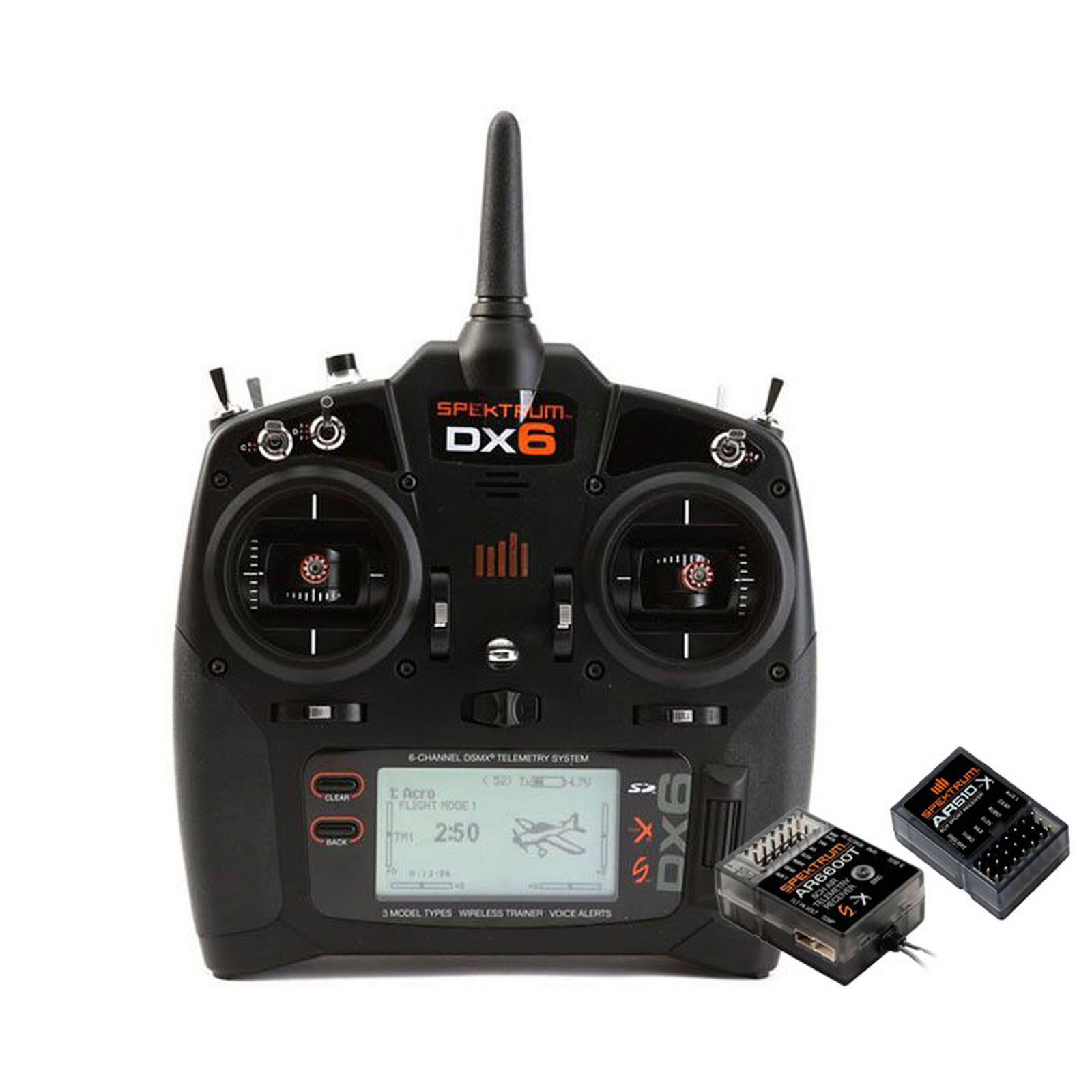 DX6 G3 6-Channel DSMX Transmitter with AR6600T + AR610