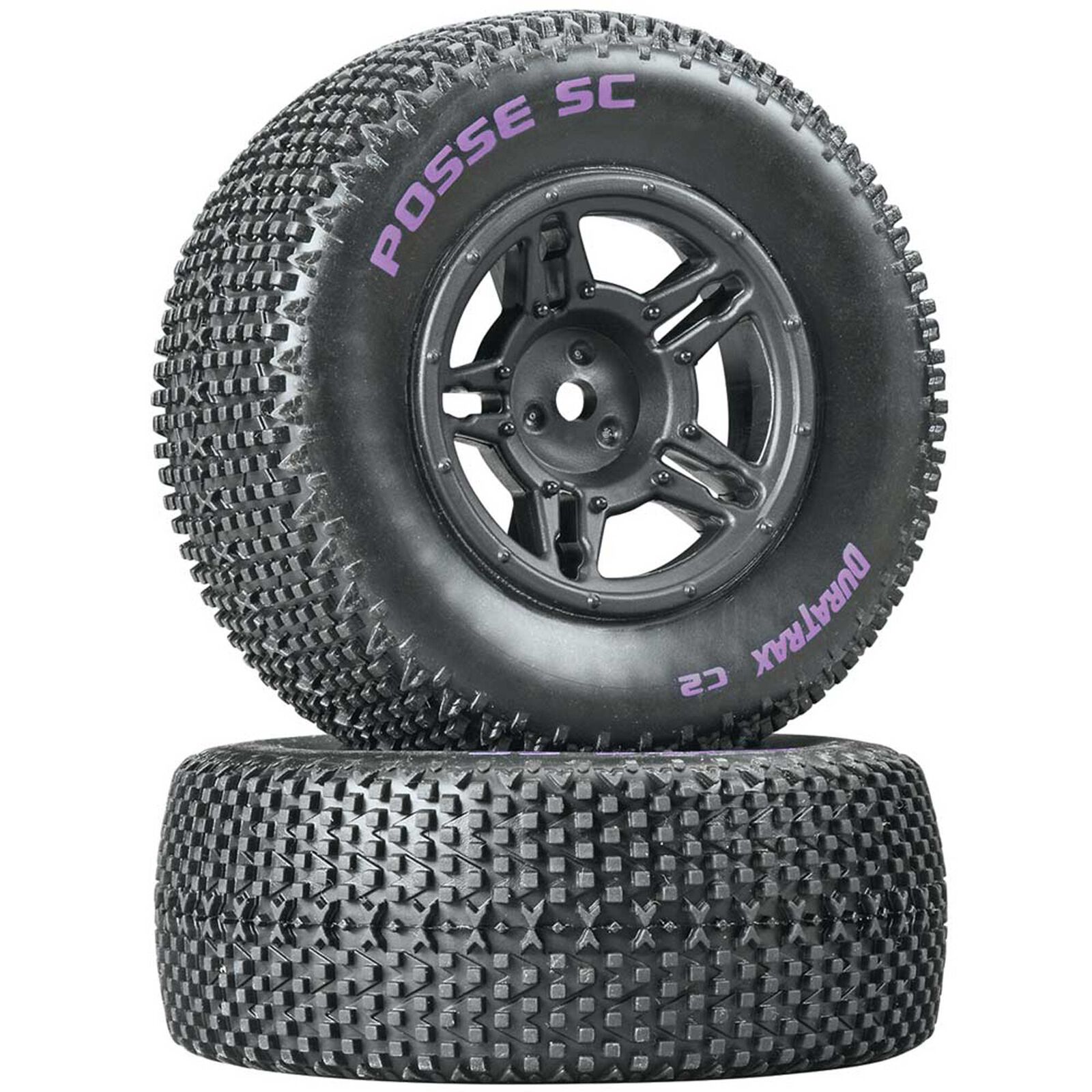 Posse SC C2 Mounted Tires, Rear Slash (2)