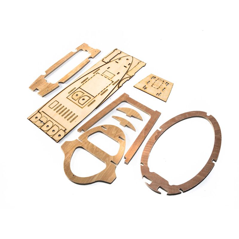 Plywood Landing Gear Parts: ASH 31 6.4m