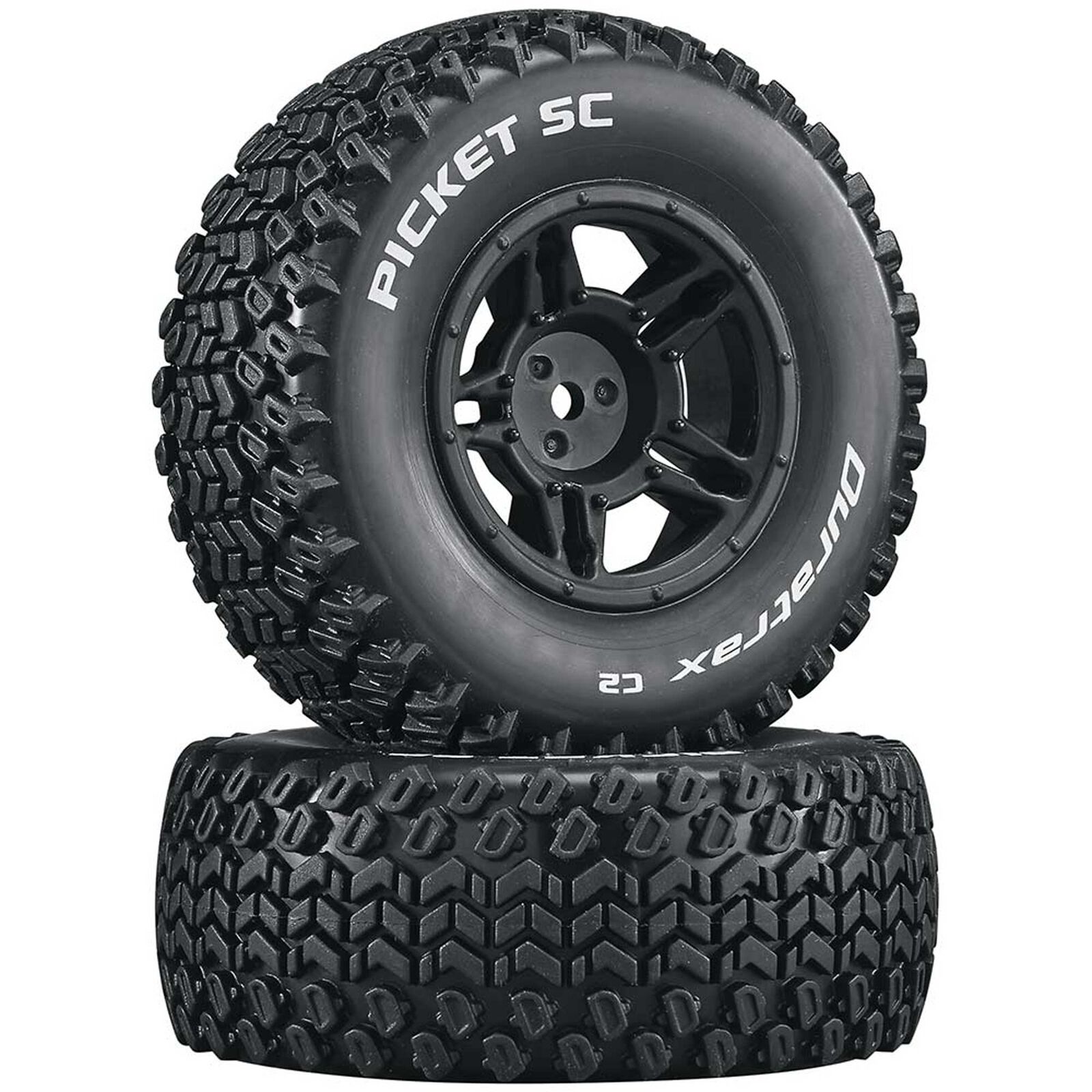 Picket SC C2 Mounted Tires: Slash 4x4 Blitz Front Rear (2)