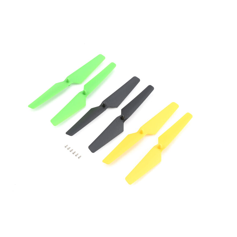 Blade Propellerset, gelb/grün/schwarz (4 Stk): Zeyrok