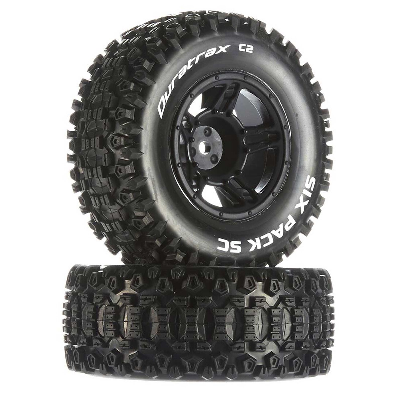 Six-Pack SC C2 Mounted Tires: Traxxas Slash Front (2)