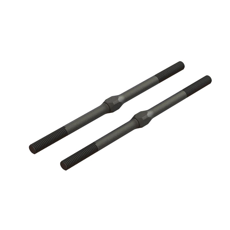Steel Turnbuckle, M5 x 85mm Black (2)