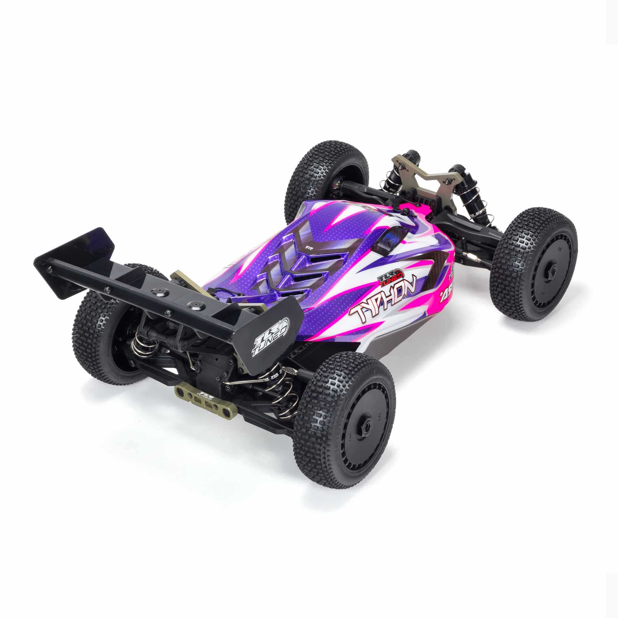 ARRMA ARA8306 1/8 TLR Tuned TYPHON 4WD Roller Buggy Pink/Purple 