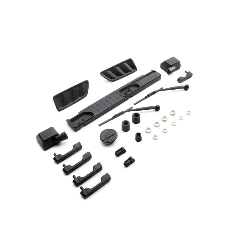SCX6: Jeep JLU Exterior Detail Parts