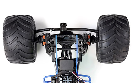 WIDER & LONGER FOOTPRINT for the Losi 1/8 LMT 2.0 4X4 RC Monster Truck