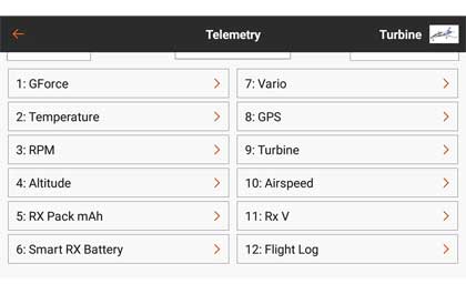 Extensive telemetry options