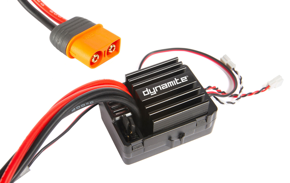 DYNAMITE AE-5L ESC W/ DRAG BRAKE, WATERPROOF