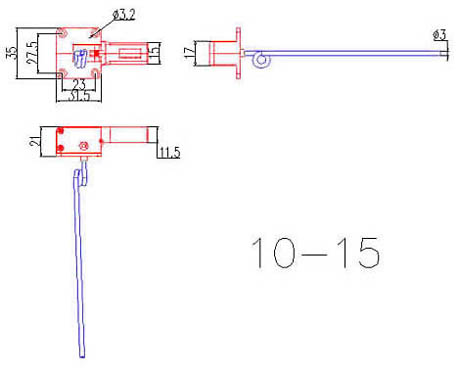 10 - 15 Size Retracts Diagram