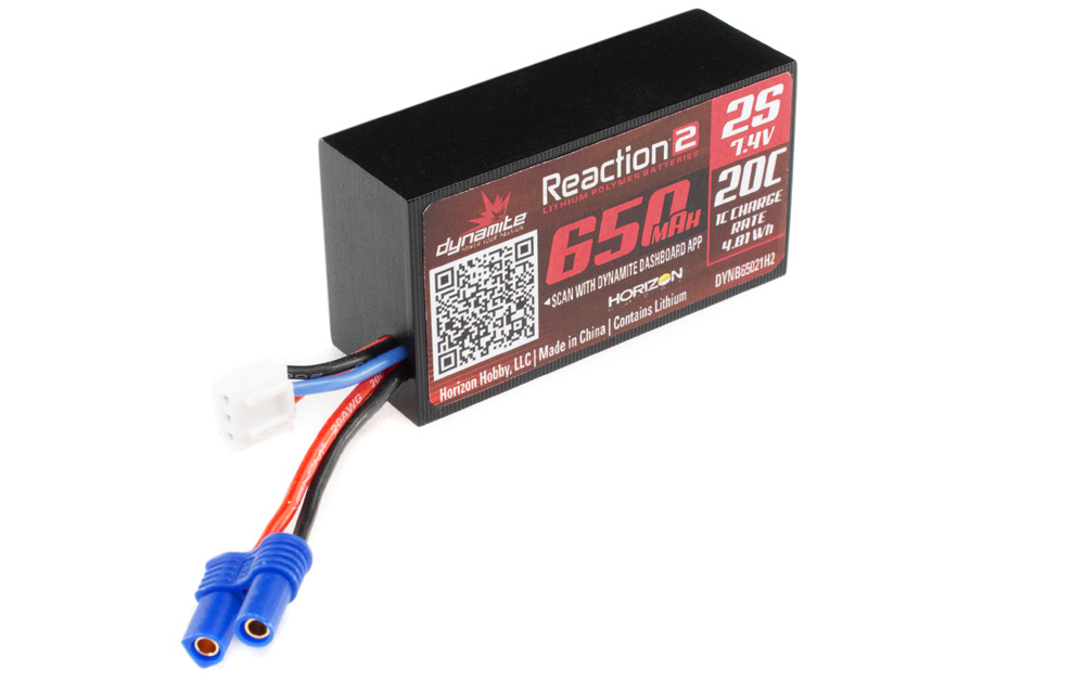 Dynamite Reaction 2.0 7,4V 2S 650mAh 20C Li-Po bateria