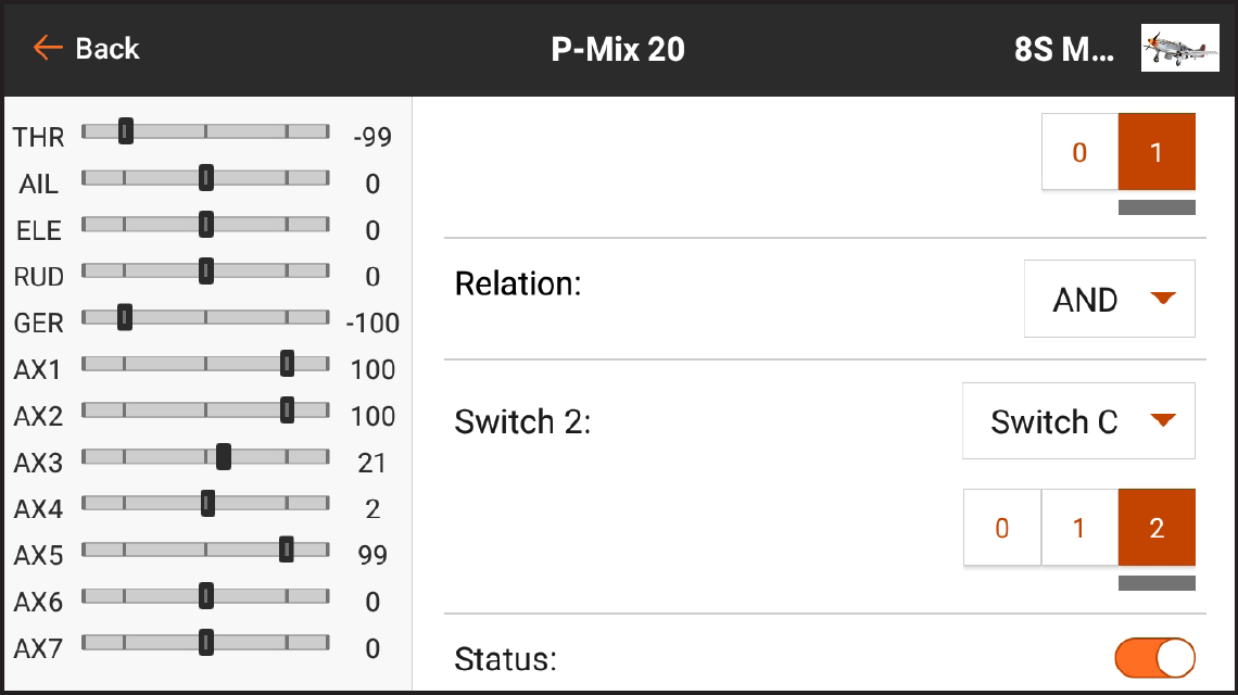 Aplicativo AirWare ™ Touch P-Mix 20