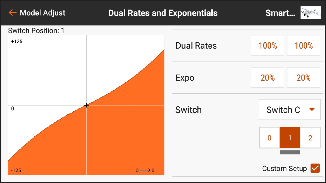 Taxas duplas e exponenciais do aplicativo AirWare ™ Touch